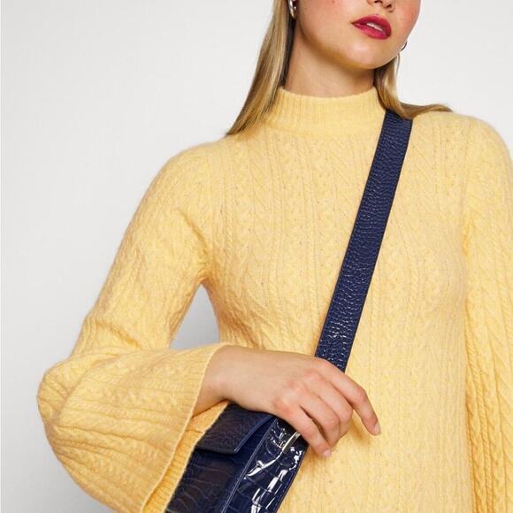 EDITED madalyn jojoba yellow sweater dress size 10 - Picture 2 of 10